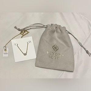 Kendra Scott cailin gold pendant